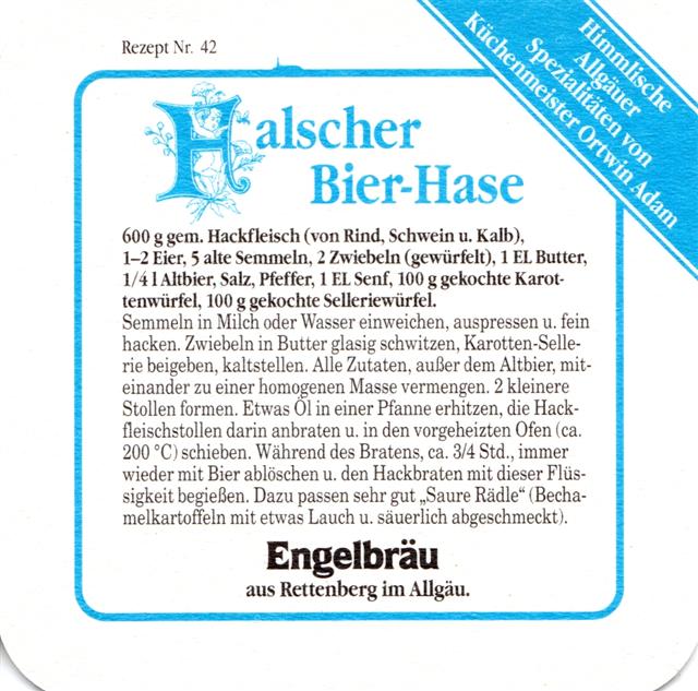 rettenberg oa-by engel rezept III 9b (quad180-42 falscher bierhase-schwarzblau)